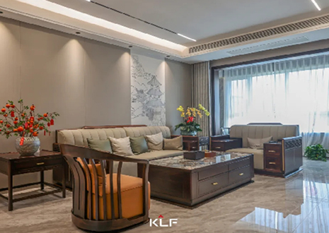 KLF全屋記 | 138㎡現(xiàn)代新中式之家，勾勒古典國風(fēng)雅韻